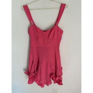 HUTCH Scallop Hem Fit & Flare Coquette Dress Size 8 NWT